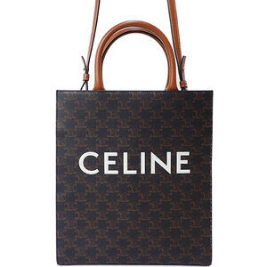 Celine Triomphe Vertical Cabas Tote Bag